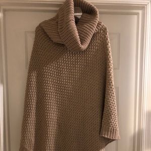 Calvin Klein sweater poncho